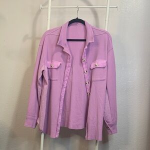 Lavender Ribbed‎ Knit Sweater